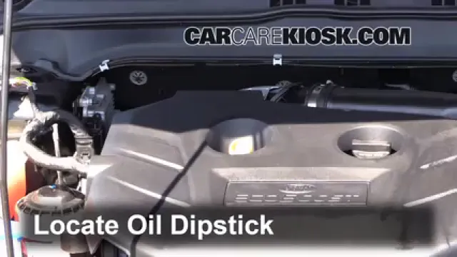 2013 Ford Fusion SE 2.0L 4 Cyl. Turbo Aceite Controlar nivel de aceite